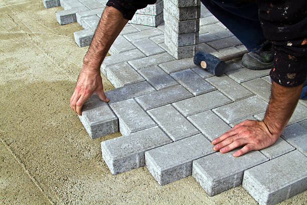 Permeable Paver Driveway in Chesapeake Ranch Estates, MD